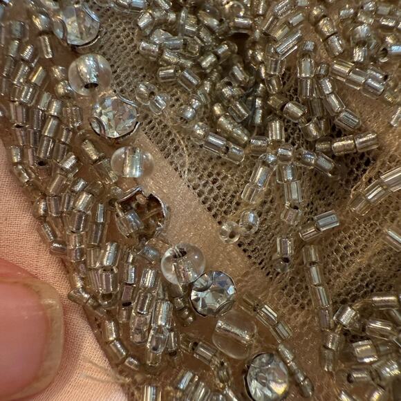 JVN by Jovani Elegant Pink and Gold Women's Dress Size 0 - Picture 7 of 11